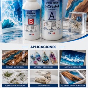 Resina epoxica Cristal